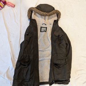 Levi Field Jacket Medium Females Military Forest Green